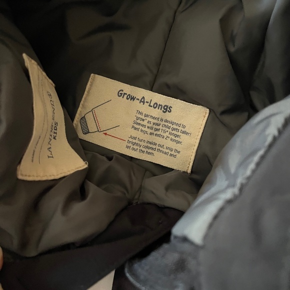 Lands End Squall Black Ski Snow Pants Sz 4 Unisex - Picture 6 of 16